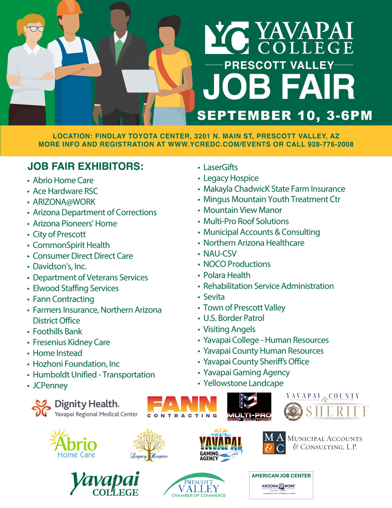Prescott Valley Job Fair Sponsor Flyer copy